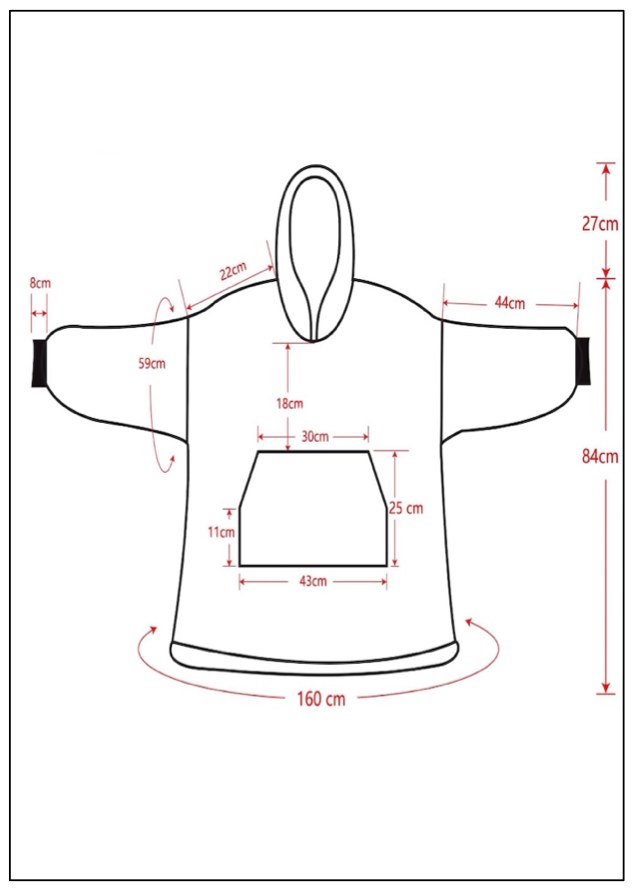 KIDS BLANKET HOODIE